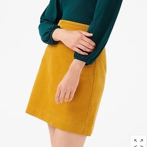 J Crew corduroy skirt